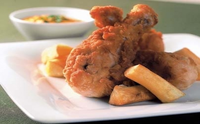 Chicharrón de pollo Kontiki